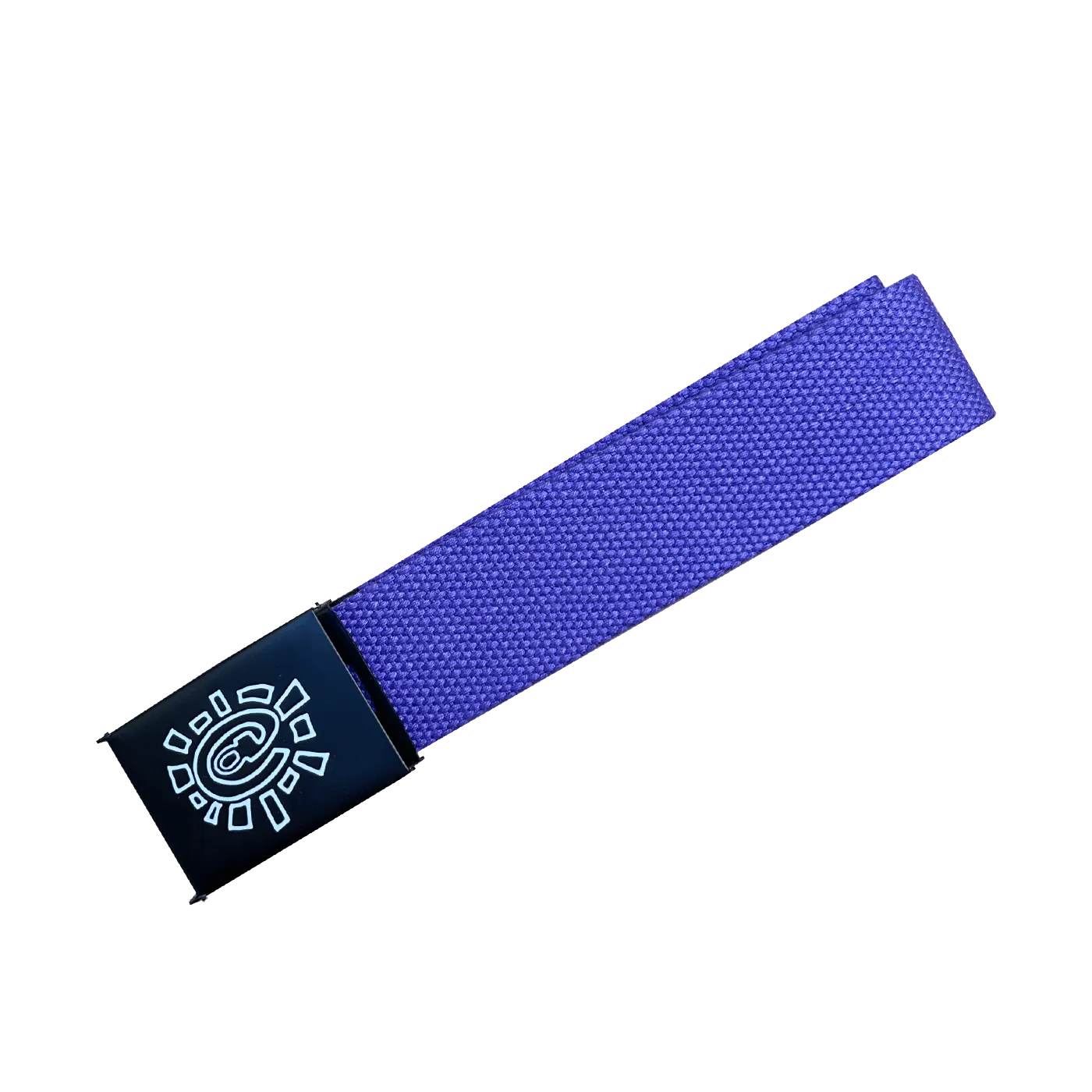 Always Embossed @sun Canvas Belt Purple