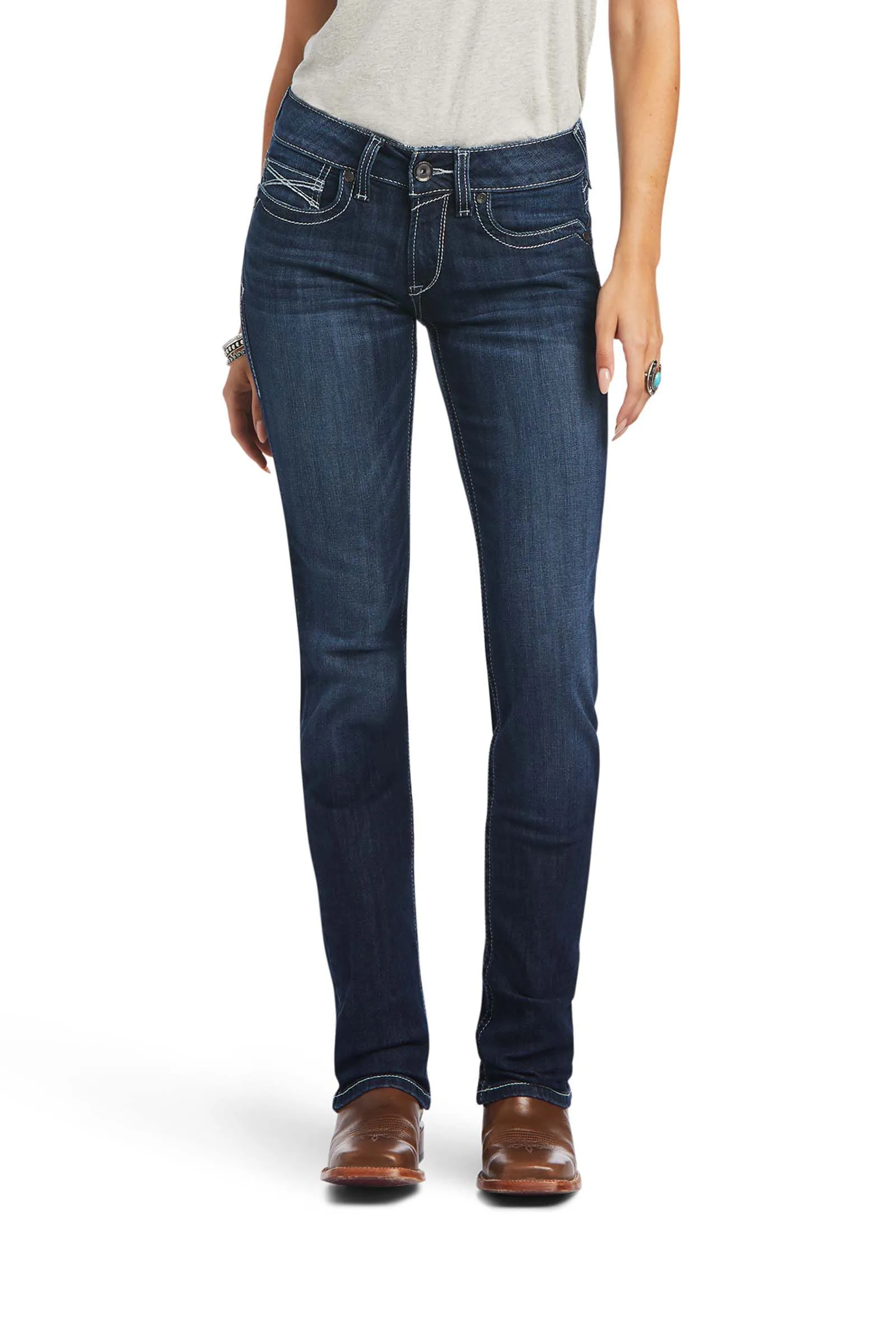 Ariat Clarissa Mid Rid Jean droit pour femme
