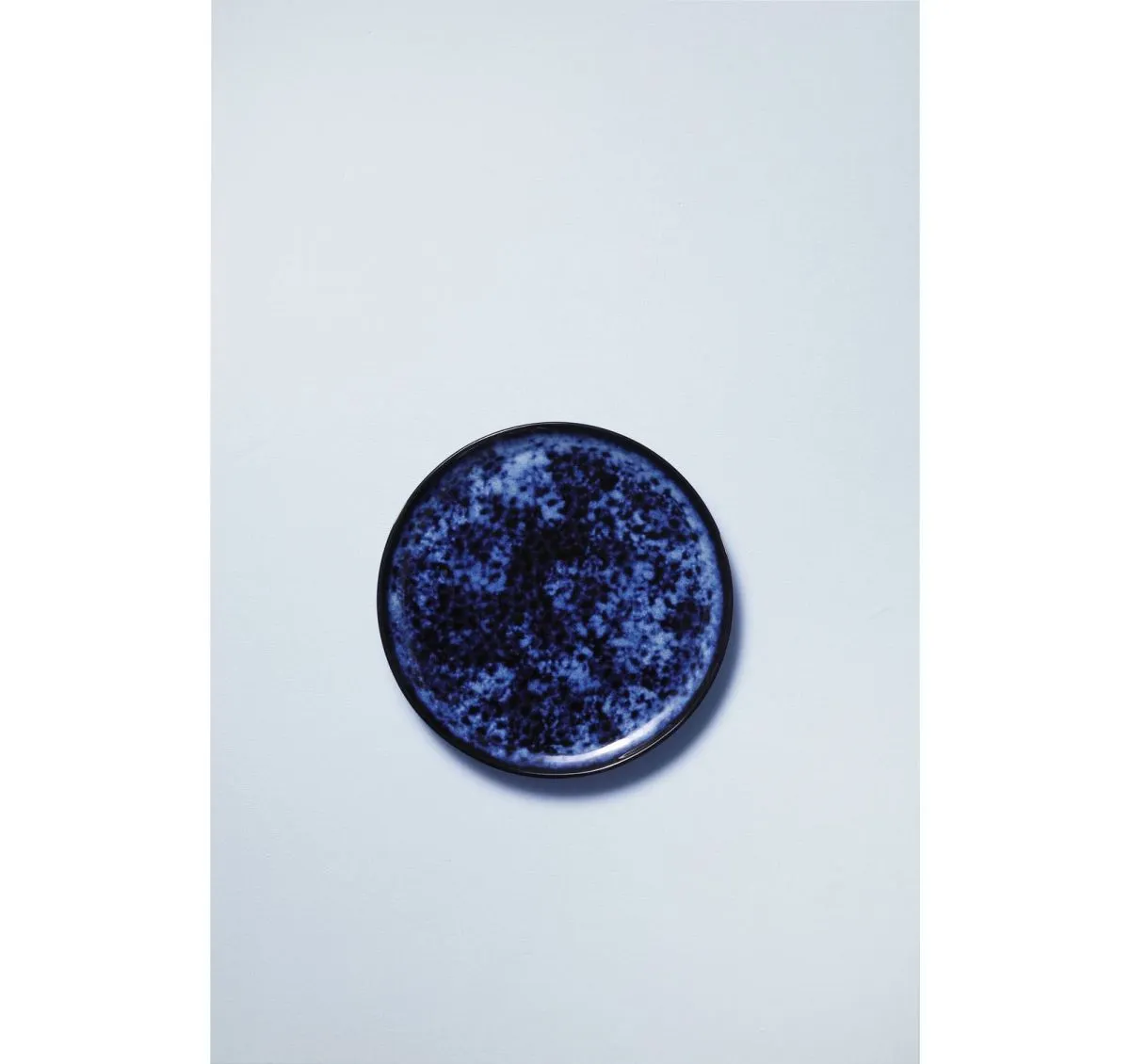 Assiette plate BAMA Ø210mm Porcelaine Bleu Noir