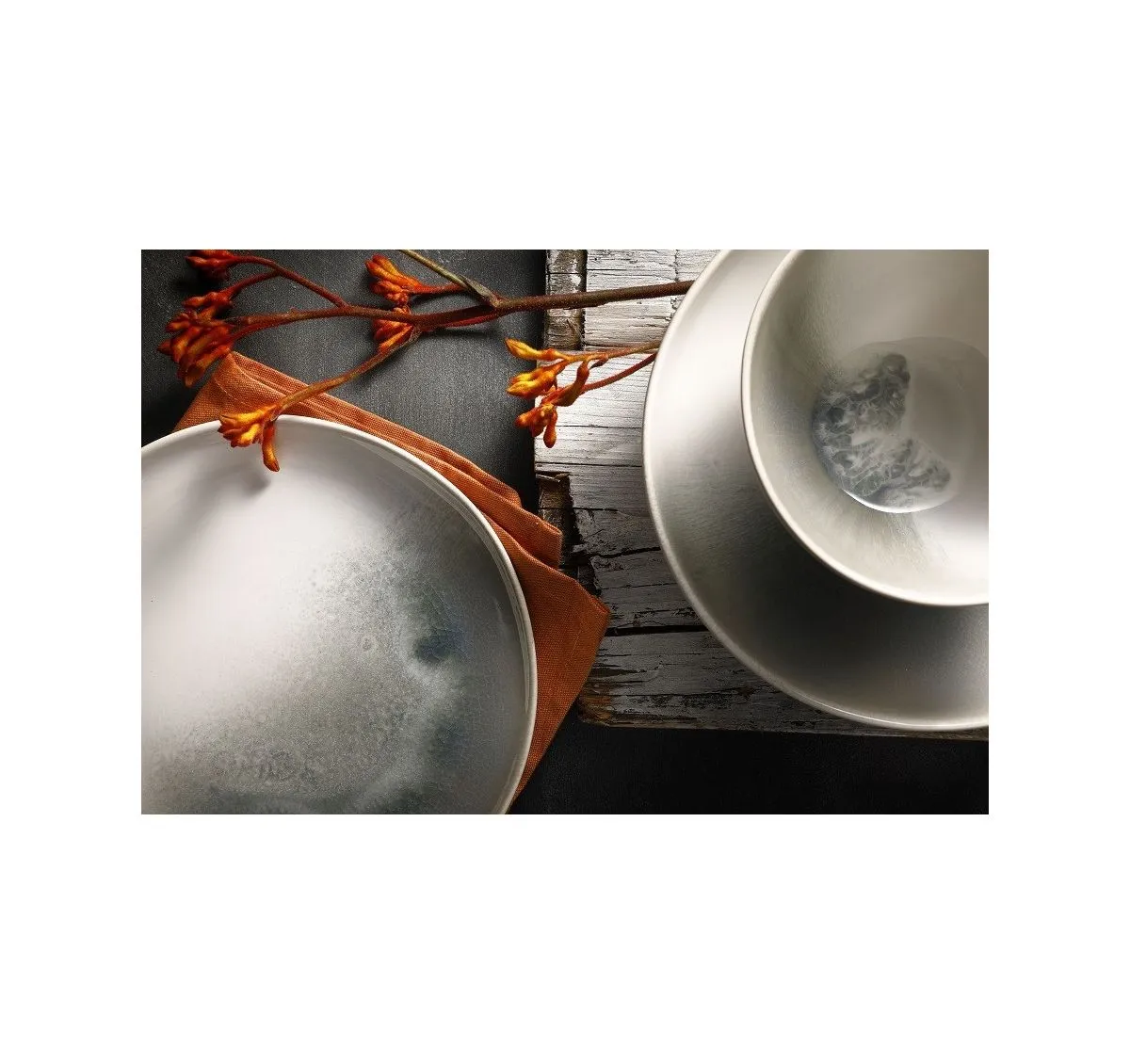 Assiette plate EVA Ø220mm Porcelaine