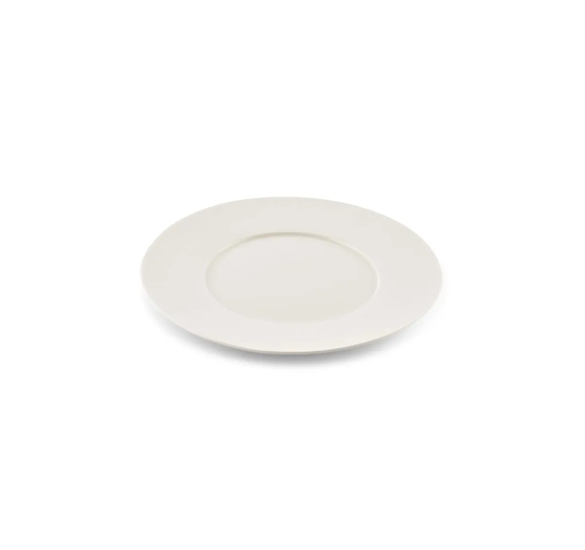 Assiette plate GRAVURE Ø205mm Porcelaine Blanc