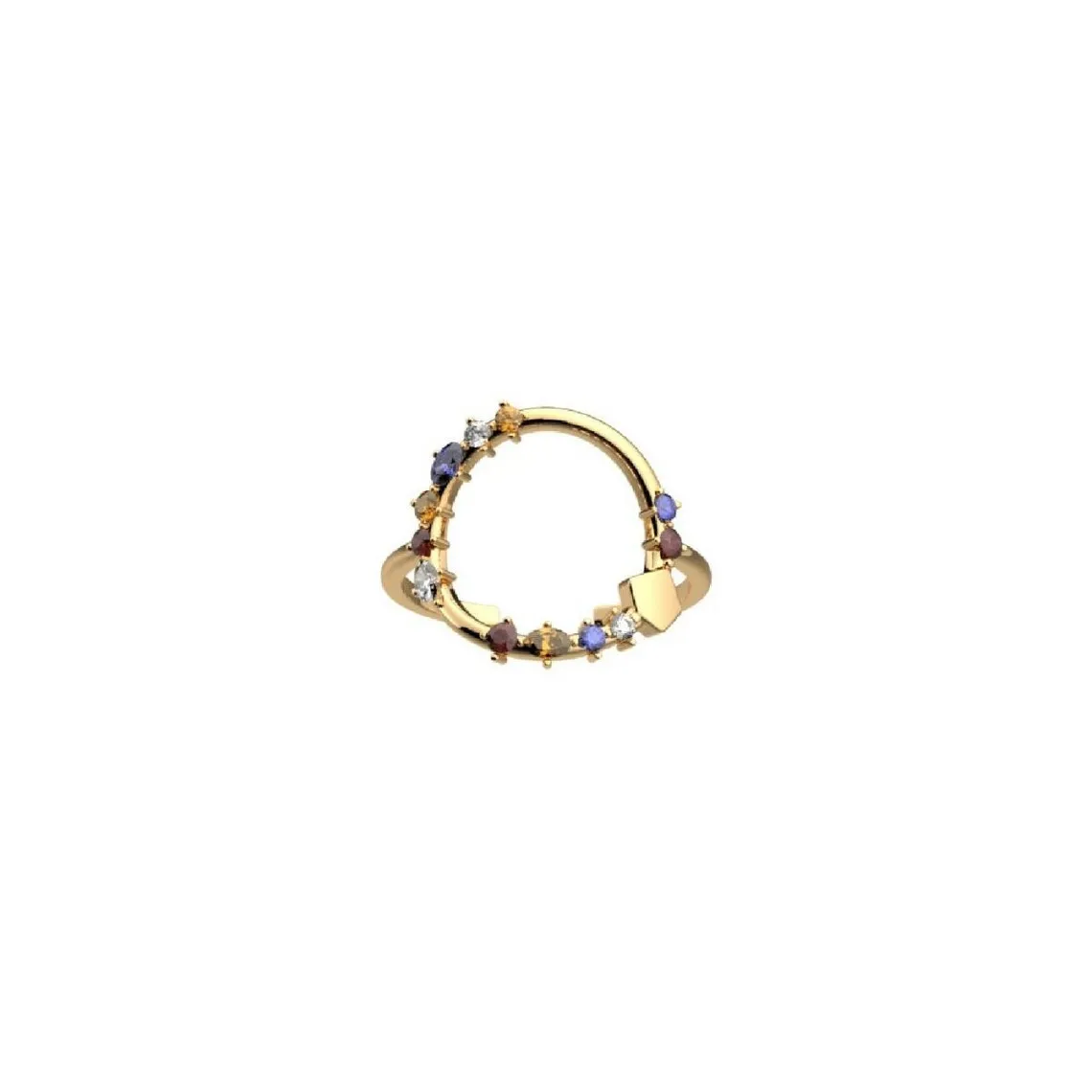 Bague Cadettes Doré OZ Multicolores 704199901020 | 3 Suisses