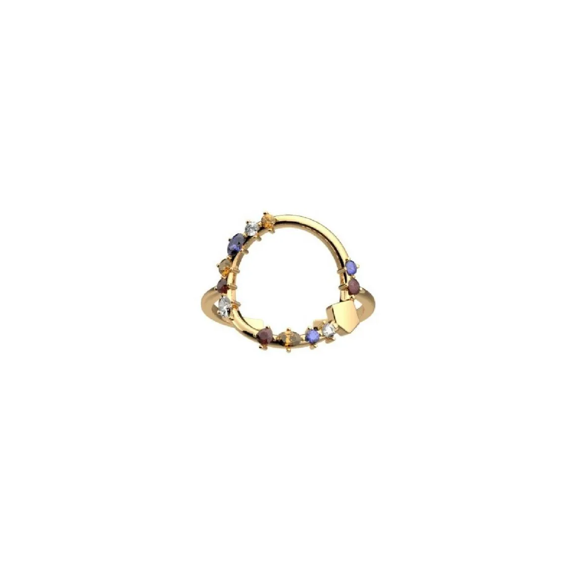 Bague Cadettes Doré OZ Multicolores 704199901020 | 3 Suisses