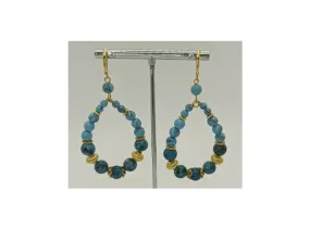 B.O. turquoise, jade bleu/doré