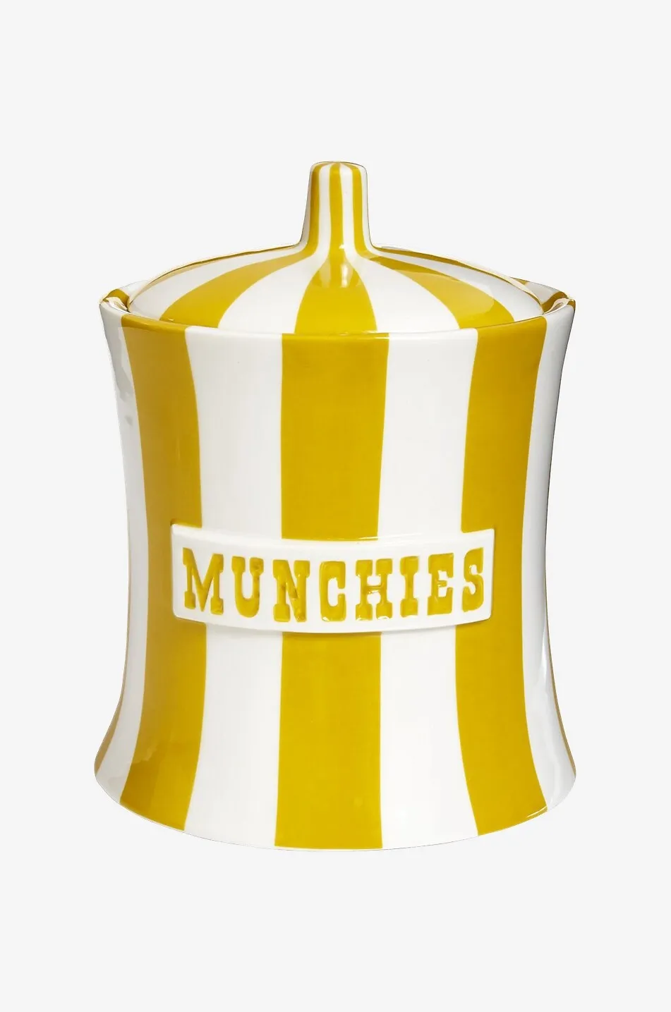 Bocal rayé en porcelaine Vice Munchies