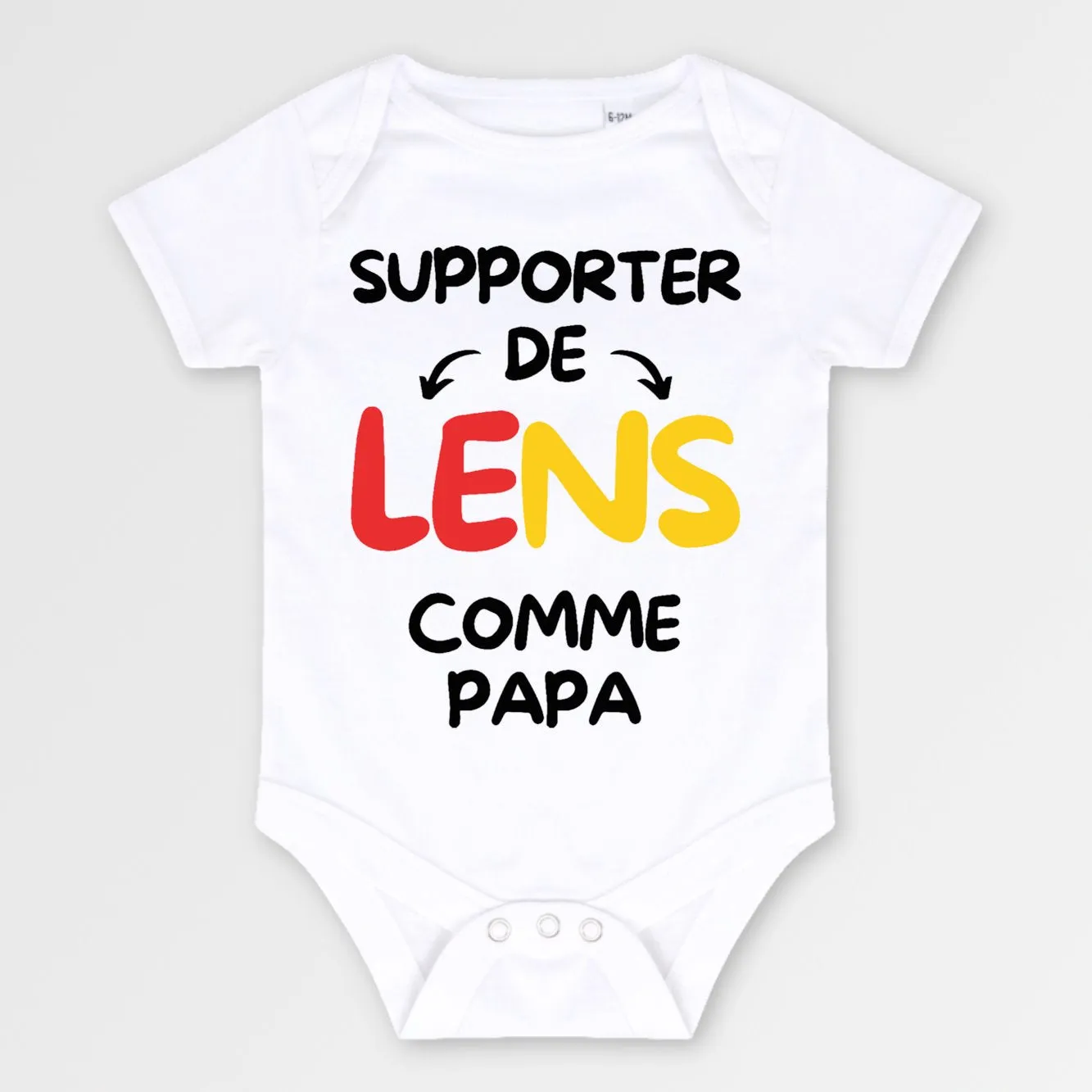 Body Bébé Supporter de Lens comme papa