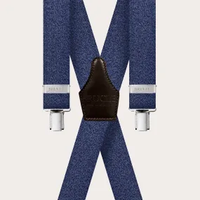Bretelles Élastiques Jean Bleu | BRUCLE Style Casual Chic