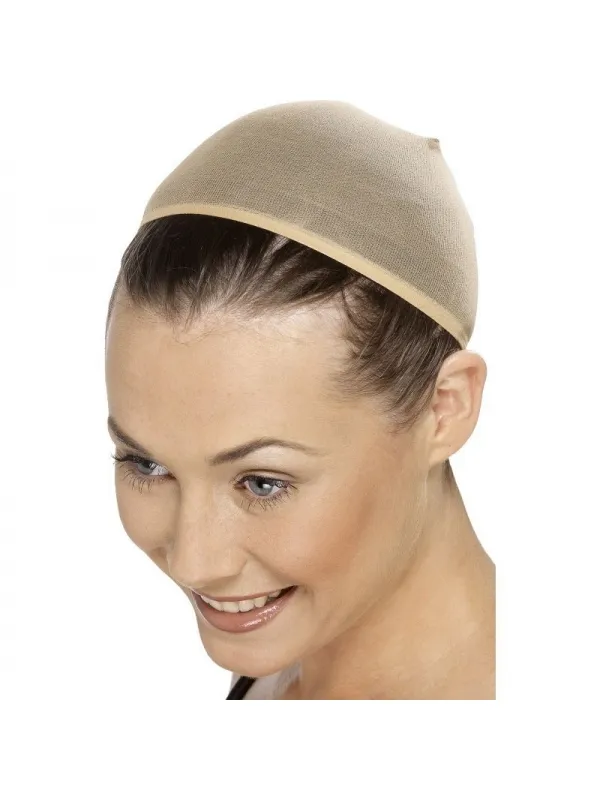 Calotte beige pour perruque