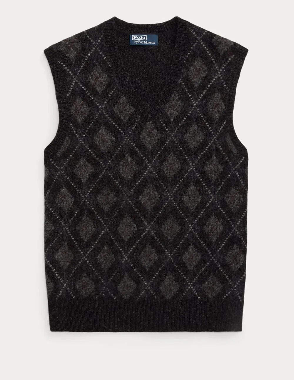 Chaleco Polo Ralph Lauren Argely Wool Negro Hombre