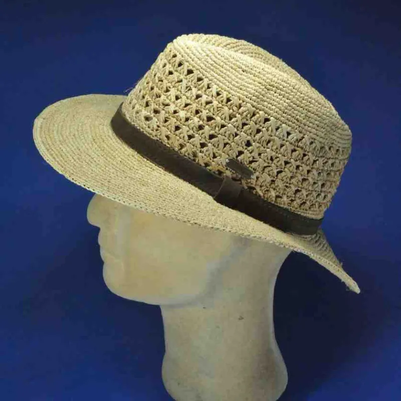 Chapeau en raphia - Achat chapeau paille raphia - Chapeau paille pas cher