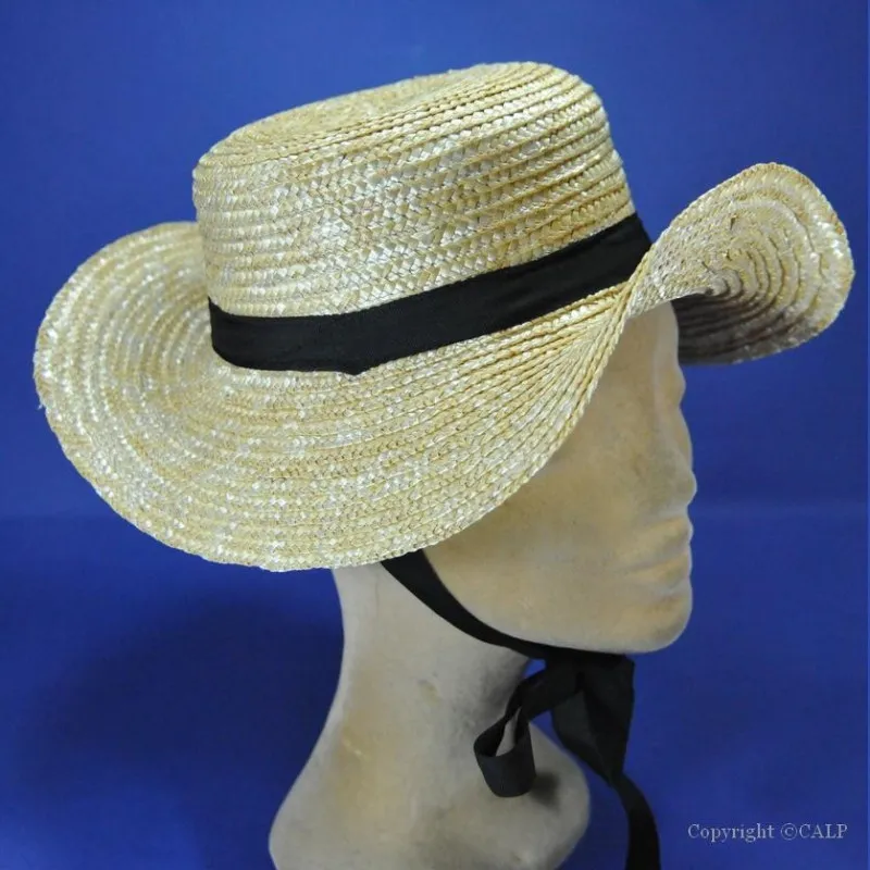 chapeau folklorique - Achat chapeau bourbonnais en paille