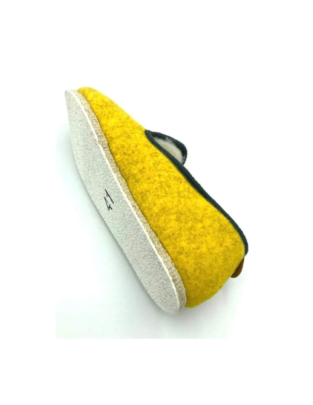 Charentaises Chausse-Mouton Tweed Citron