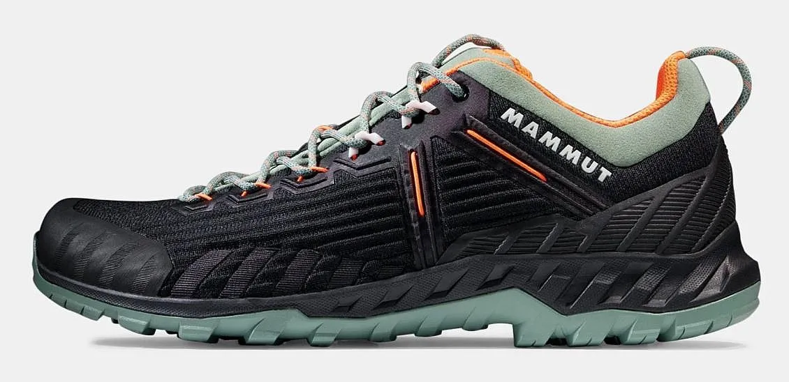 chaussures Mammut Alnasca Knit III Low - Black/Jade - men´s
