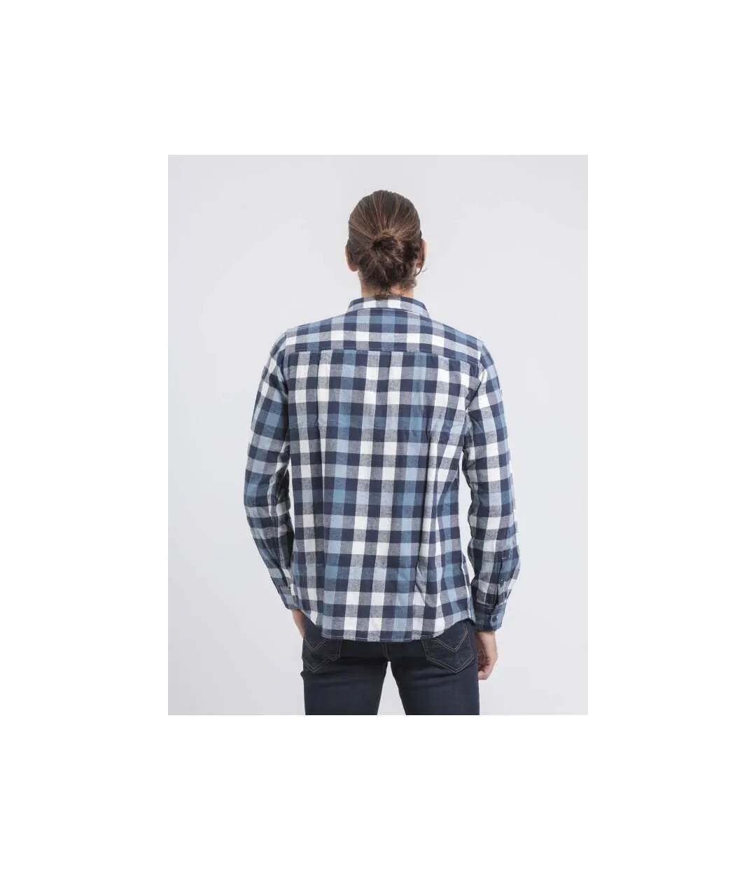 Chemise manches longues carreaux TAKOS