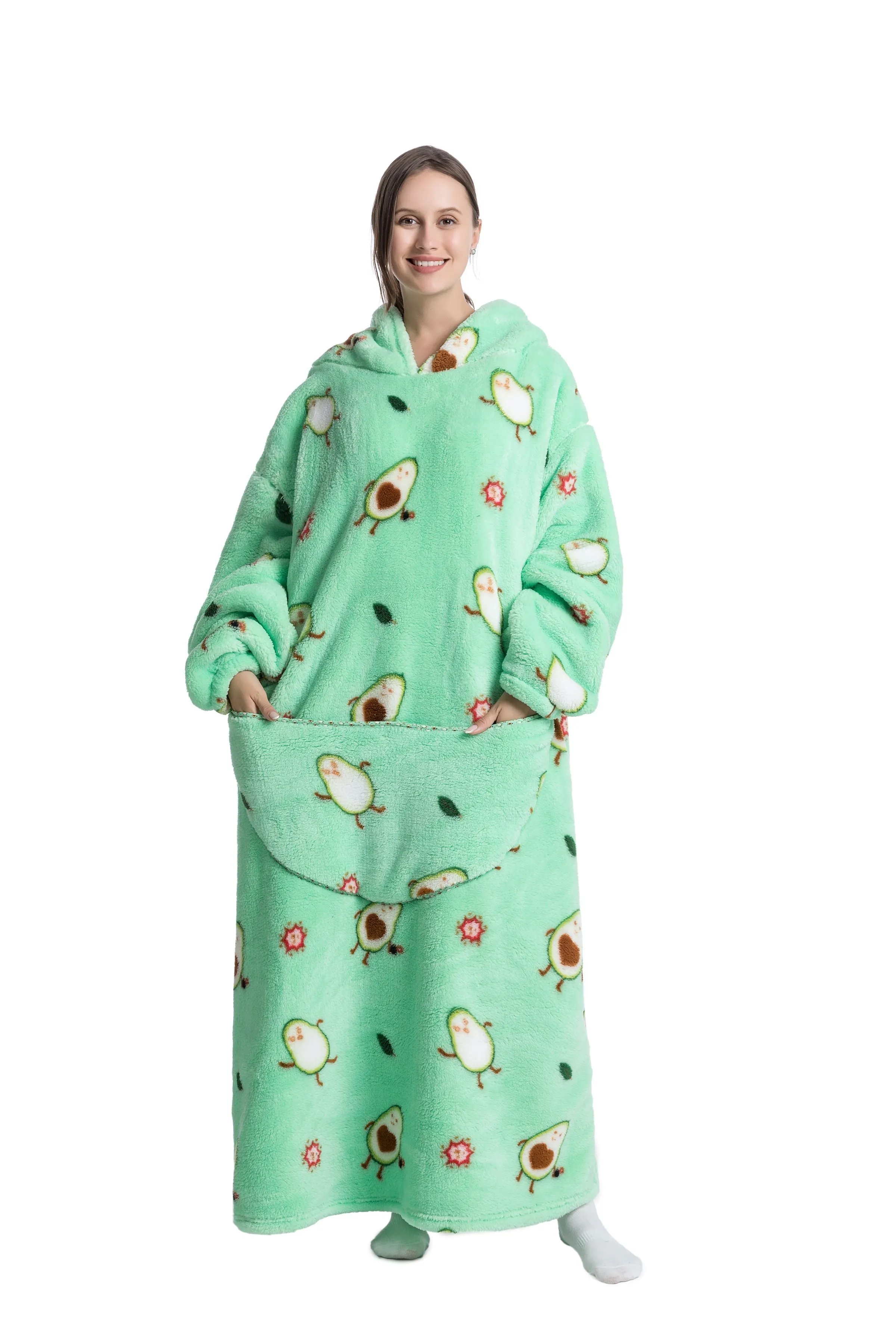 COLETTE | Couverture cosy avec capuche pour femmes