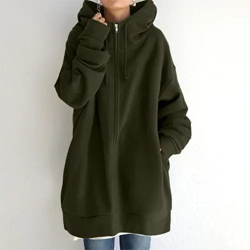 Dalia | Sweat  Capuche Long Pour Femme | Surdimensionné