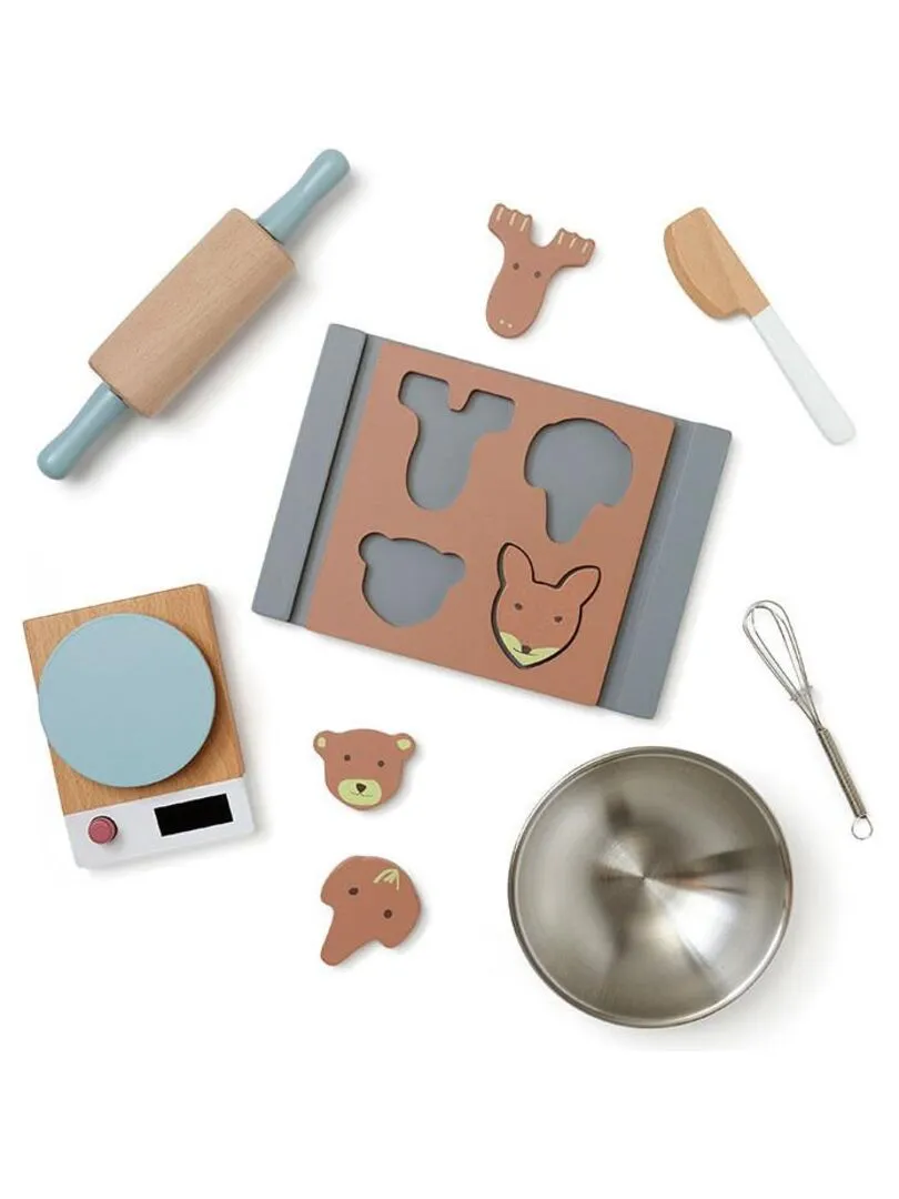 Ensemble à pâtisserie en bois Kid's Hub - Kids Concept - Multicolore
