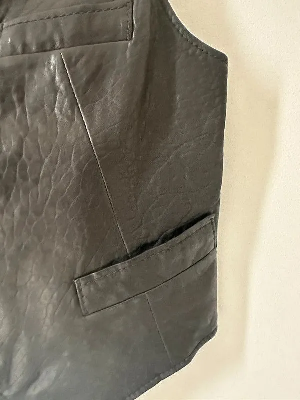 Gilet cuire véritable marque Et Vous Paris