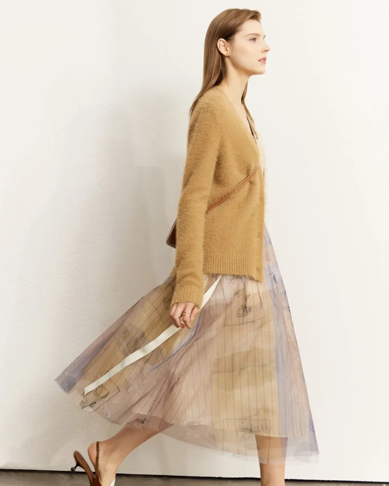Gilet mouton femme