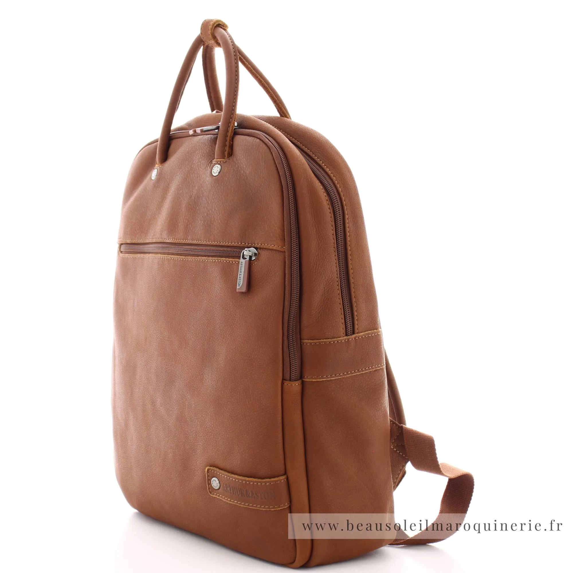 Grand Sac à Dos Arthur & Aston Oscar en Cuir 1978-13