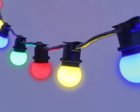 Guirlande festival 10 ampoules multicolores 5m prolongeable