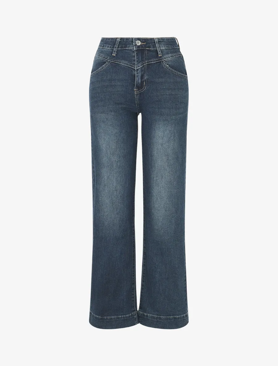 Jean classique coupe droite - Bleu