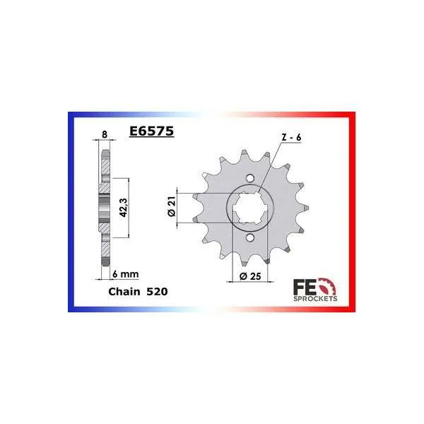 KIT CHAINE FE KX.500 '84 15X46 XWUR