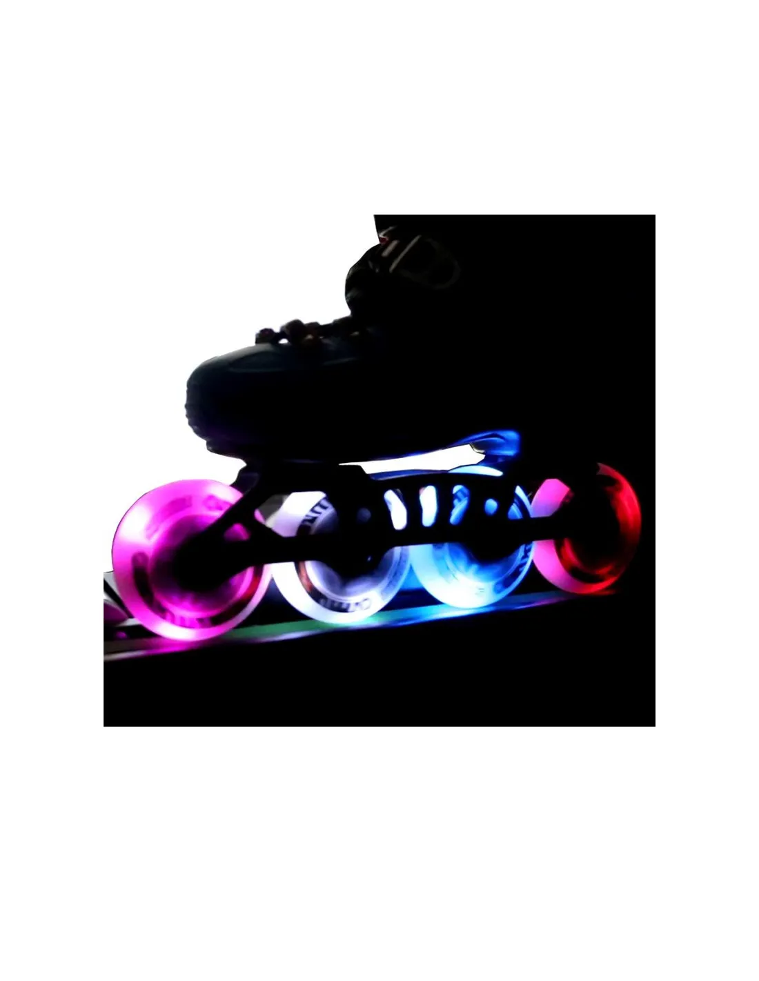 KRF Spotlight Roues lumineuses LED 72 mm 85A Bleu