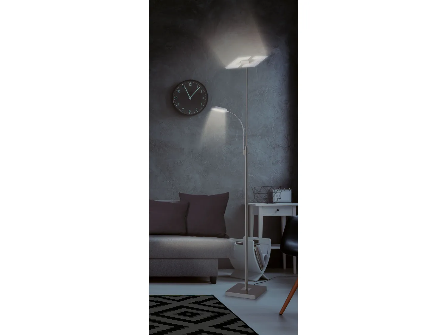 LIVARNO home Lampadaire vasque LED