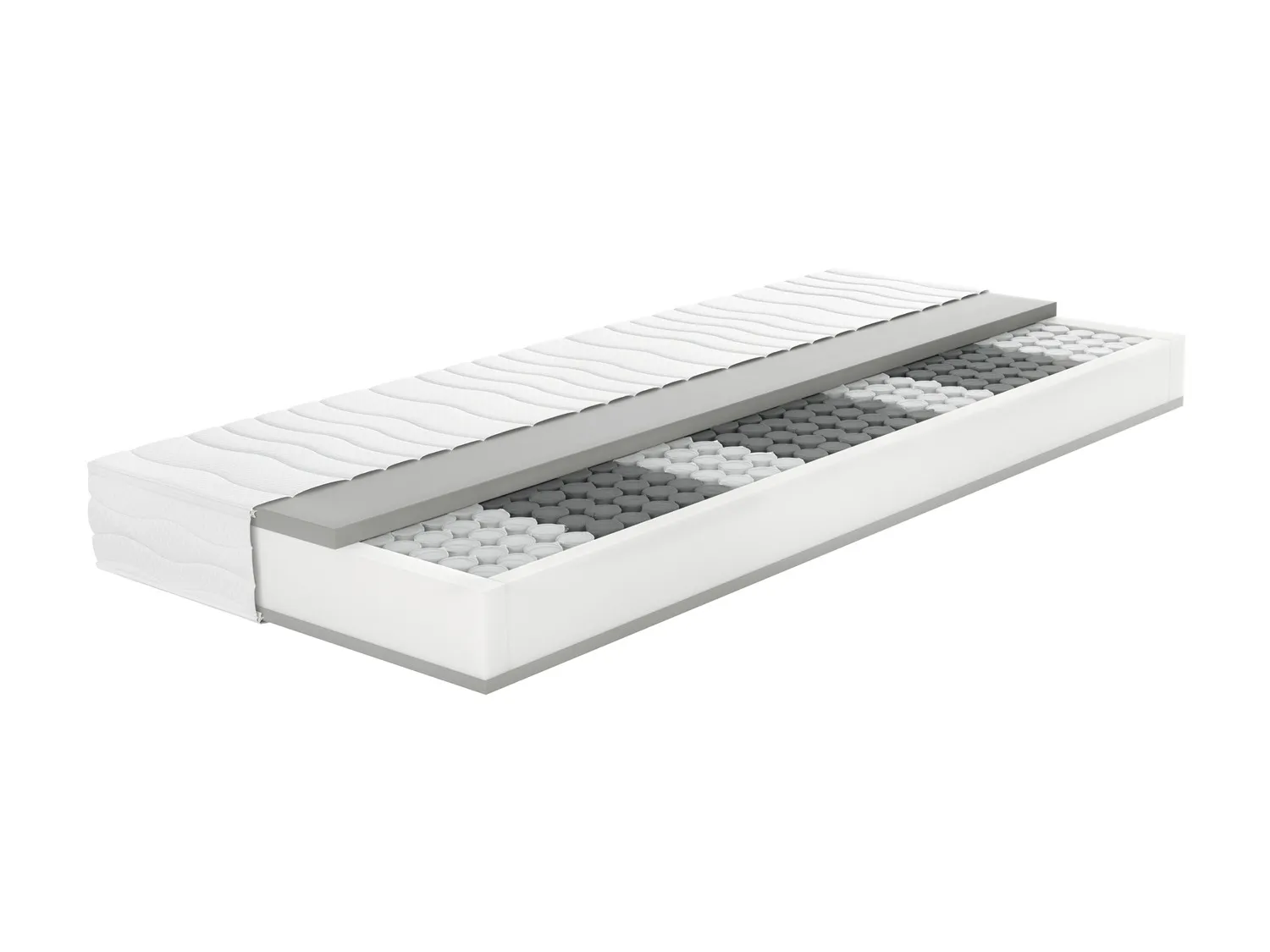 LIVARNO home Matelas à ressorts ensachés, 7 zones, H3, 90 x 190 cm