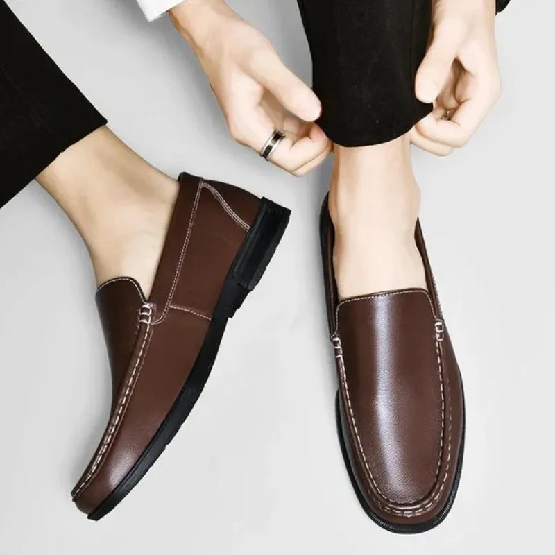 Mario | Mocassins italiens en cuir véritable
