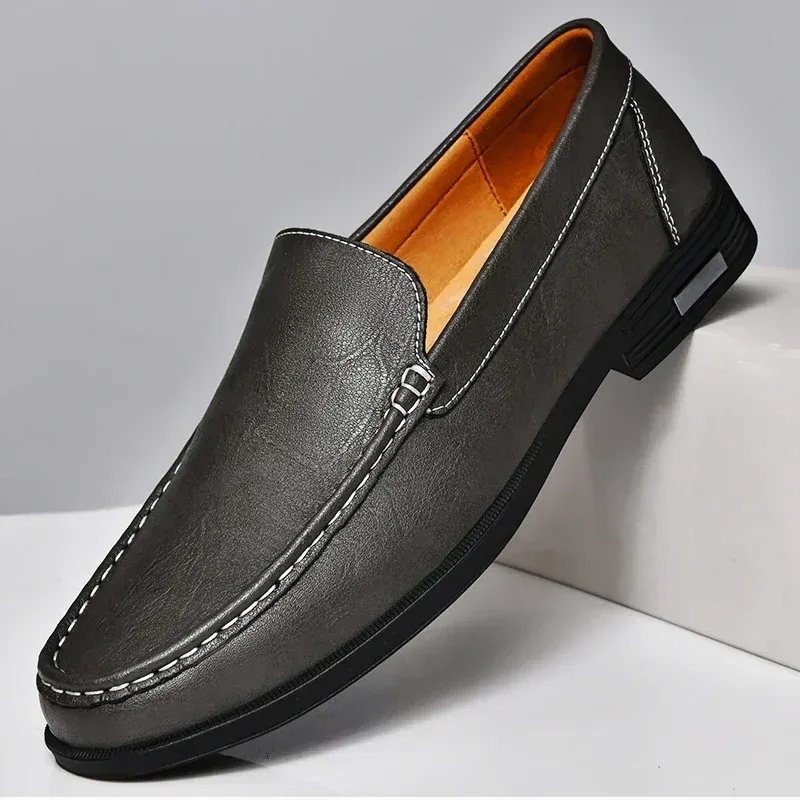 Mario | Mocassins italiens en cuir véritable