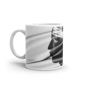 Mug Blanc Brillant Bandera Tête de Maure