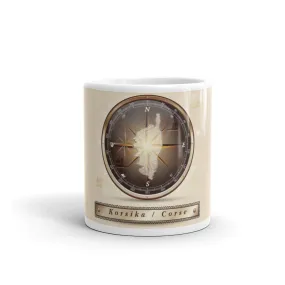 Mug Blanc Brillant Korsika/ Corse