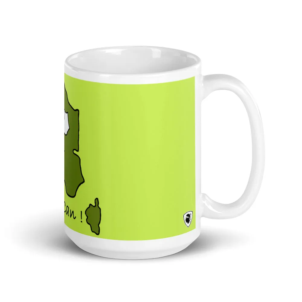 Mug Blanc Brillant Yes, We Can !
