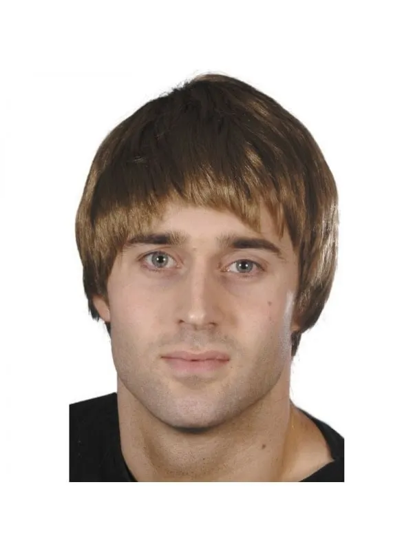 Perruque homme brune