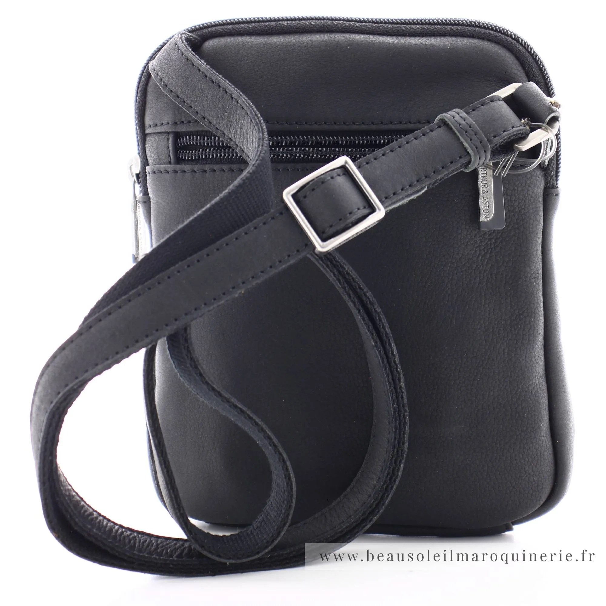 Petite Sacoche Arthur & Aston Oscar en cuir 1978-09