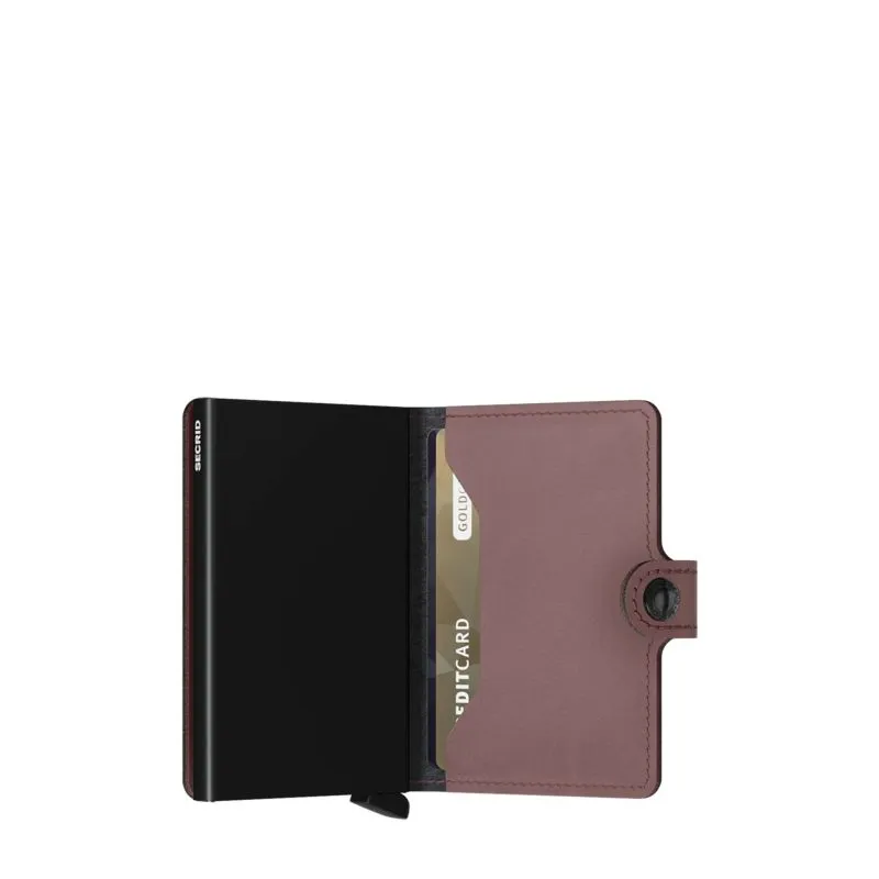 Porte-cartes Secrid Miniwallet Matte anti-RFID 10.2 cm Rose