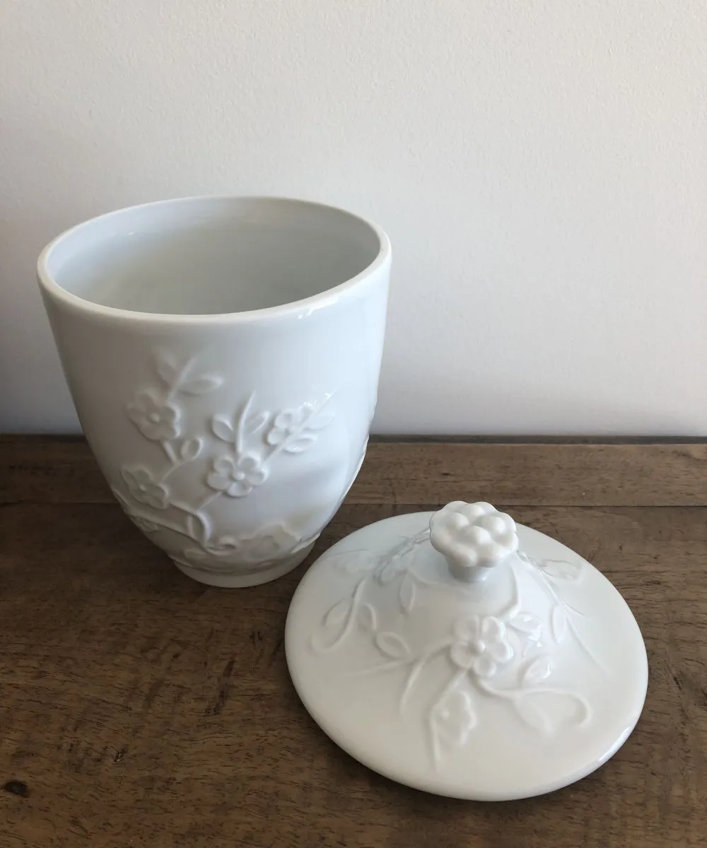 Pot porcelaine blanche Limoges