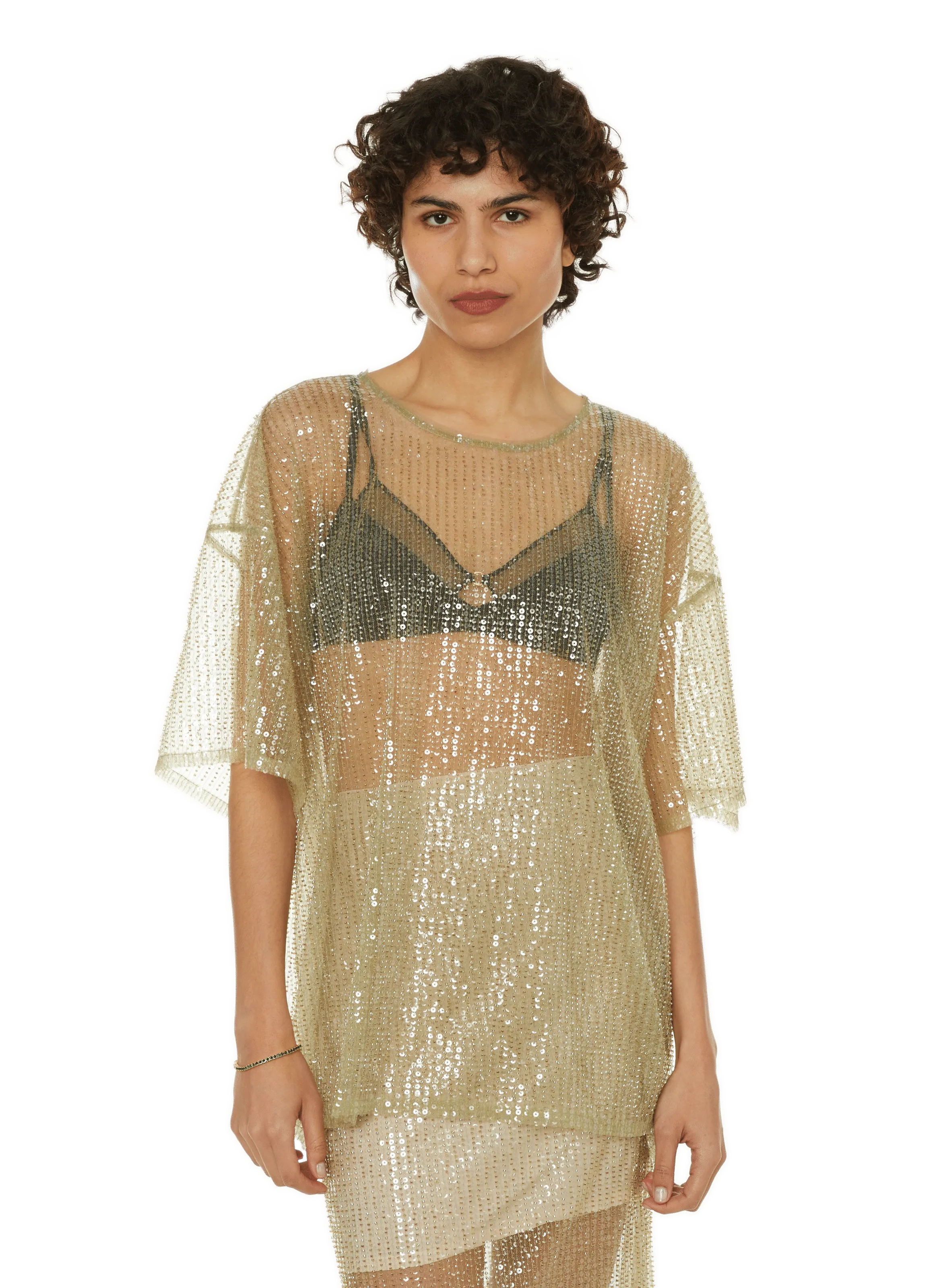 REMAIN  Top brillant transparent  - Vert