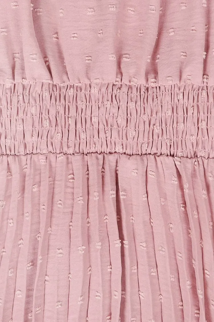 Robe Rose Poudré Mariage  Champêtre