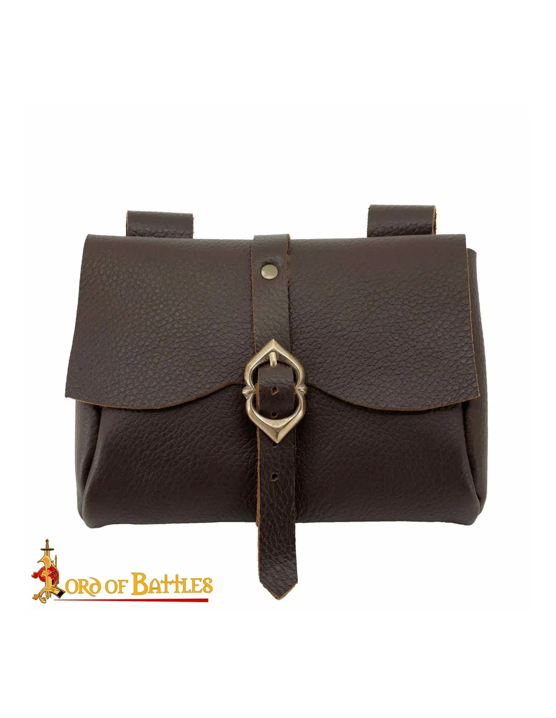 Sac messager médiéval, cuir véritable ⚔️ Boutique Épées