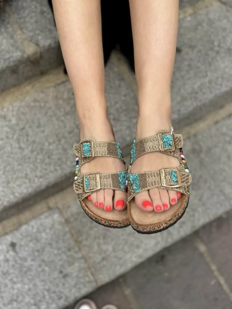 Sandales perles | Concept Store En Ligne | Jade & Lisa