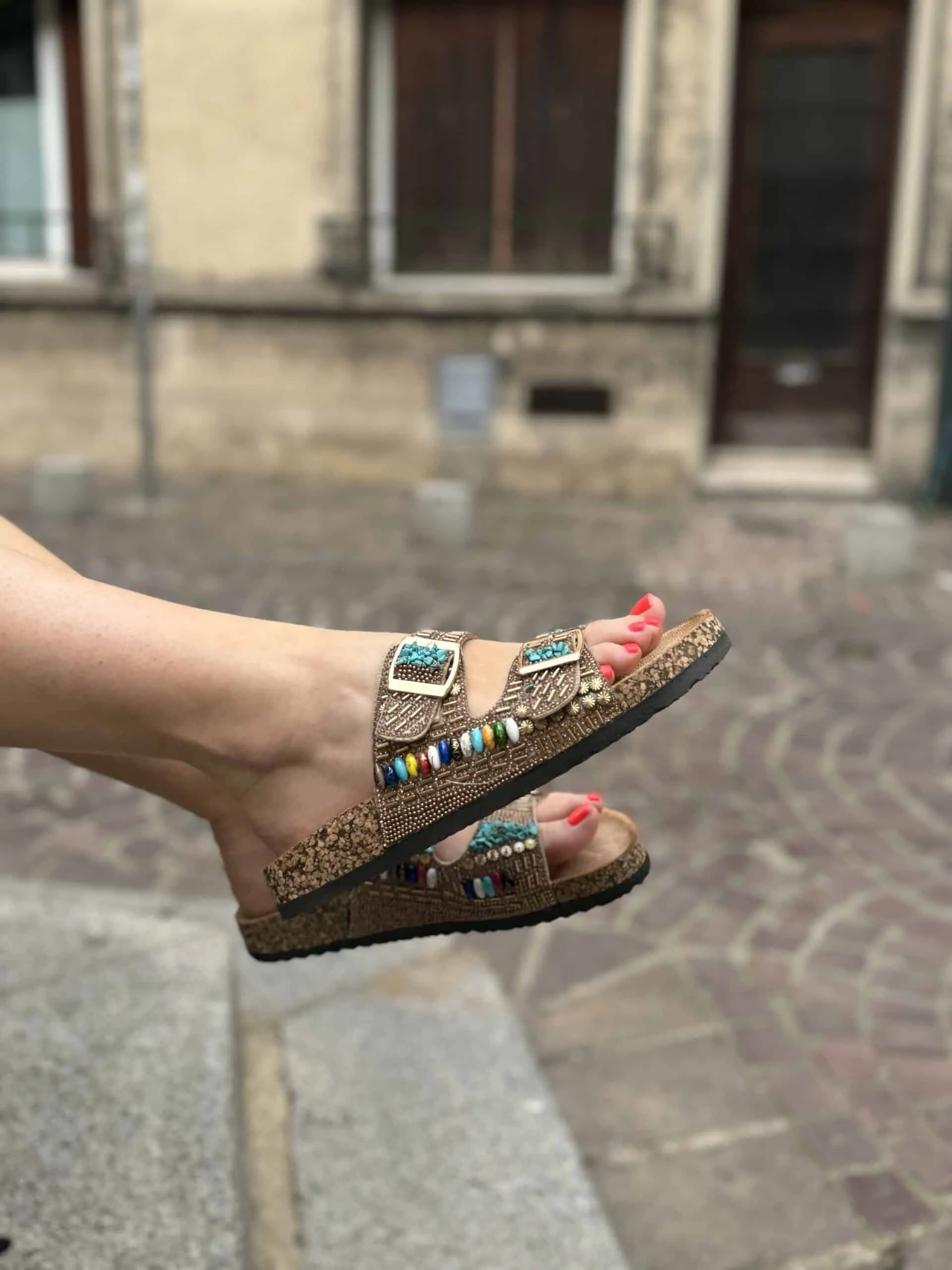Sandales perles | Concept Store En Ligne | Jade & Lisa