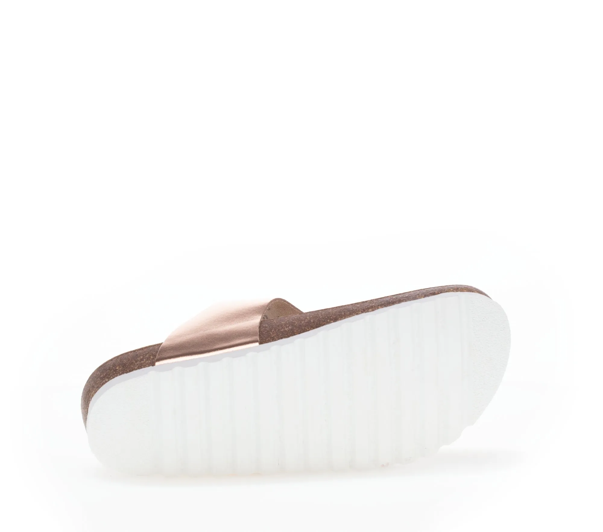 Sandales rose en cuir lisse