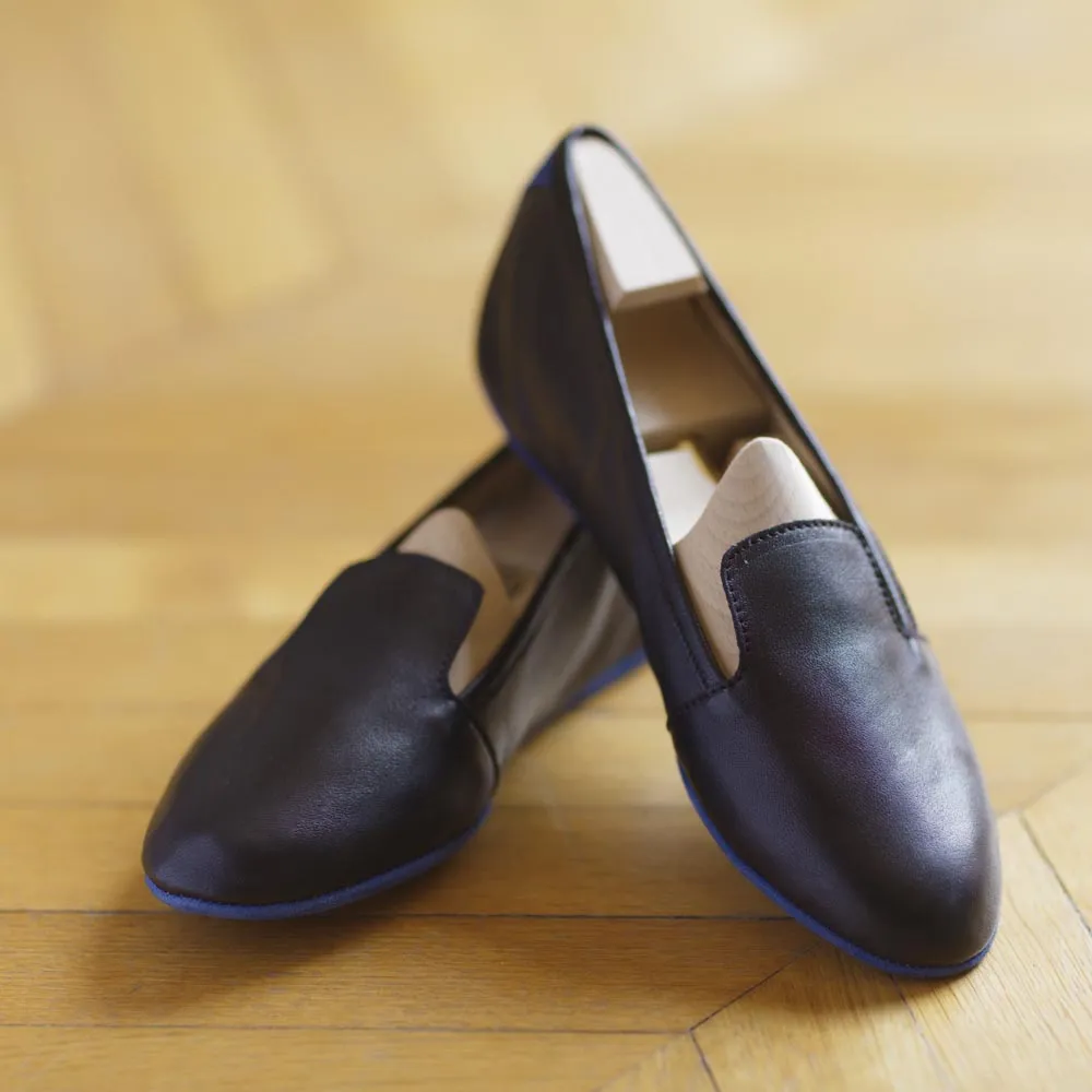 Soulier d'intérieur - femme - agneau véritable 