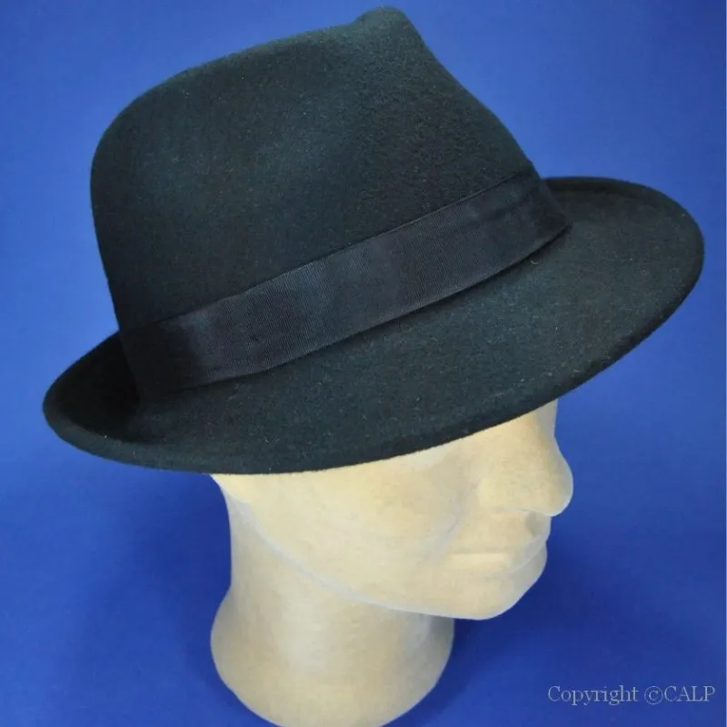 STETSON chapeau laine-chapeaux noir trilby-STETSON ELKADER