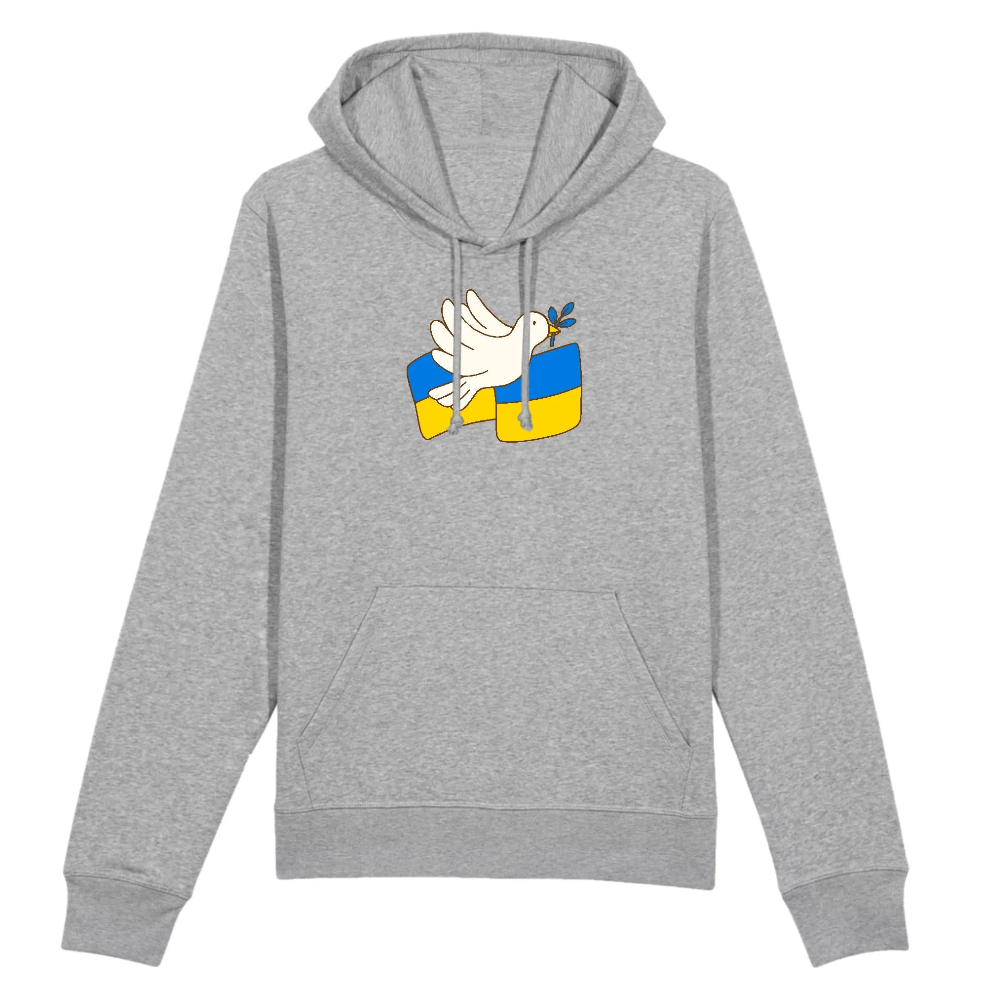 Sweat à capuche Ukraine appel à la paix