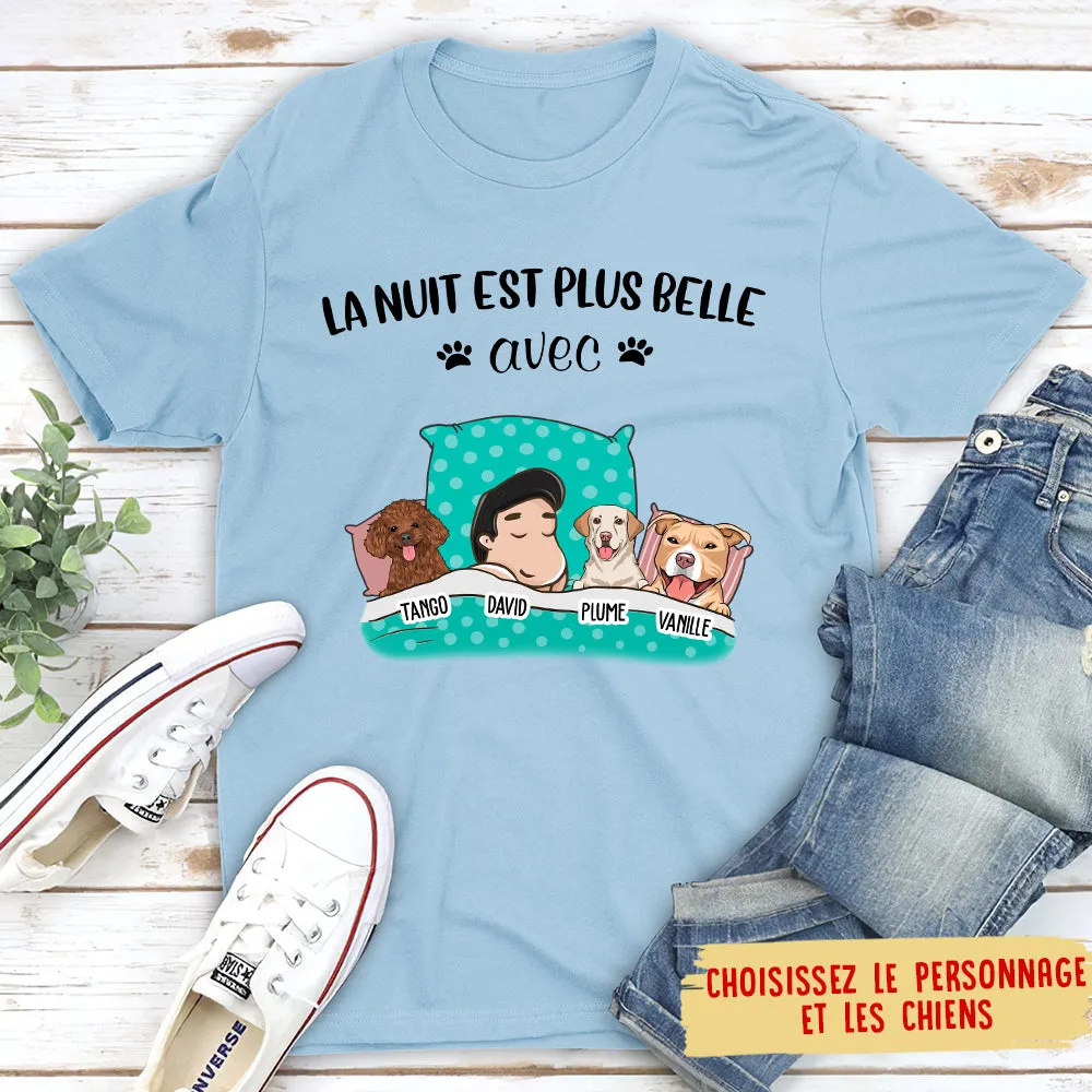T-shirt Unisex Personnalisé - La Nuit Est Plus Belle