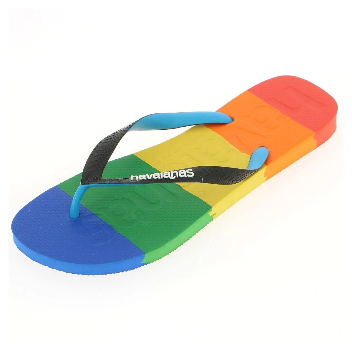 Tongs homme Havaianas Logomania multicolores - Matière noble 16,90€